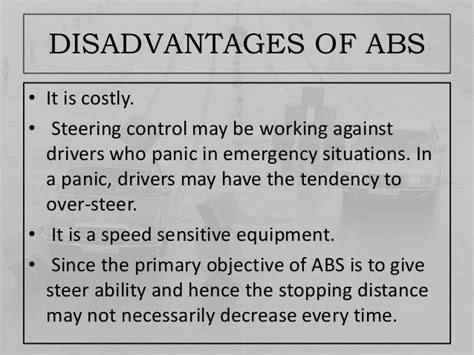 ABS thoroughly explained