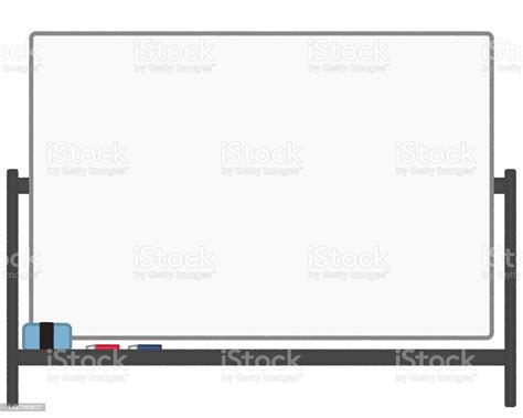 Simple Whiteboard Illustration Frame Material Stock Illustration ...