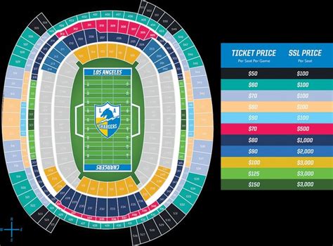 chargers seating chart