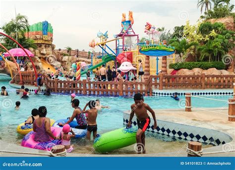 Water park editorial stock photo. Image of holiday, play - 54101823