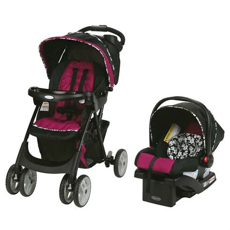 Graco Baby Stroller Travel System with Car Seat Girls Click Connect Set-2028396 #Graco | Travel ...