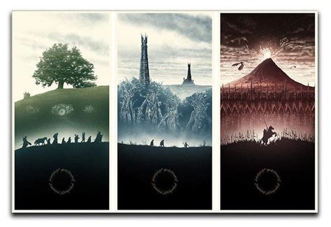 Lord Of The Rings Story Canvas Print or Poster | Canvas Art Rocks ...