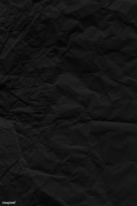 Crumpled black paper textured background | free image by rawpixel.com / katie | Black paper ...