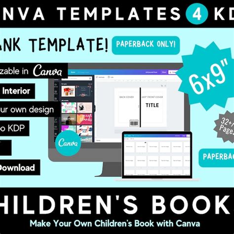 6x9 Kdp Book Cover Template - Etsy