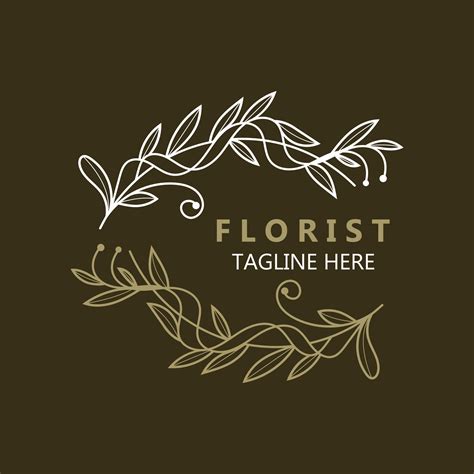 Florist logo beautiful floral leaf and flower vector art, icon graphic ...