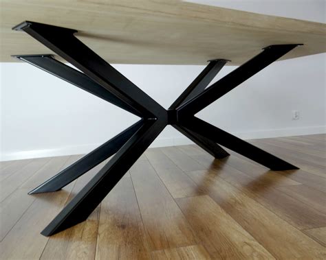 Metal Dining Table Legs. Industrial Spider Steel Dining Table - Etsy UK | Dining table legs ...