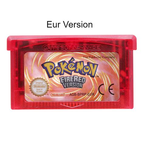 Pokémon Fire Red Gameboy Advance GBA EUR Version 32bit ( Tested & Works ...