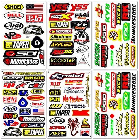 Motocross Dirt Bike Bikes Race Motorcycle Motos Rc Bicycle Trucks Parts Accessories Sponsor Logo ...