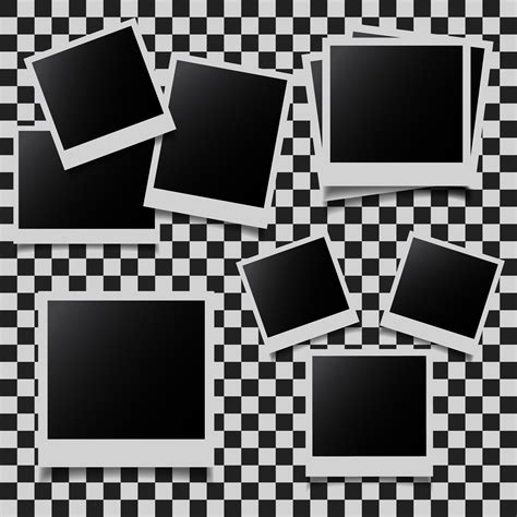 Abstract photo frames set - Download Free Vectors, Clipart Graphics ...