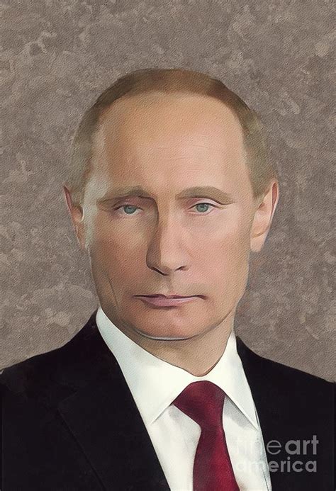 Vladimir Putin, Portrait Painting by Esoterica Art Agency