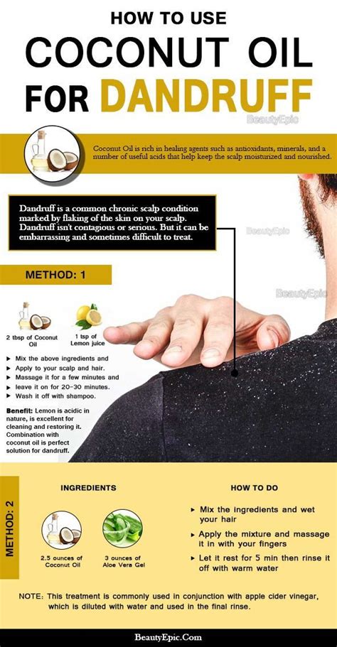 How to remove dandruff with coconut oil – Artofit