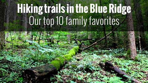 Hiking trails in the Blue Ridge - Our top 10 family favorites - Blue ...