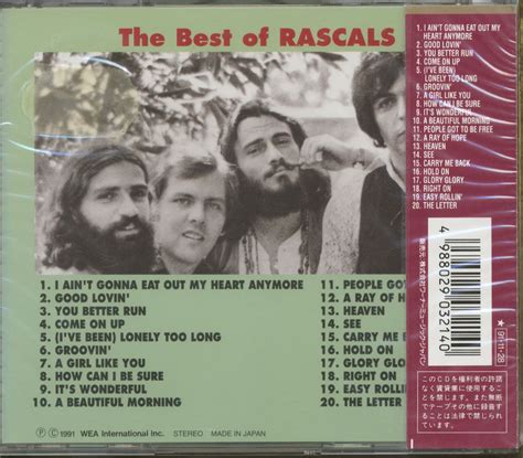 The Rascals CD: The Best Of Rascals (CD) - Bear Family Records