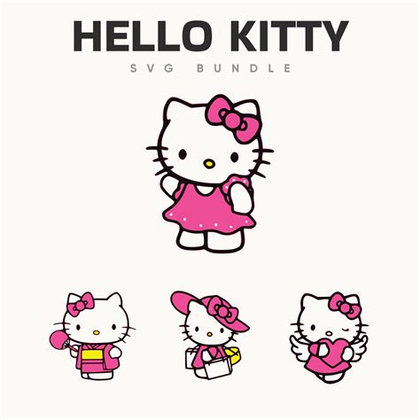 8 Hello Kitty SVG Designs | Master Bundles