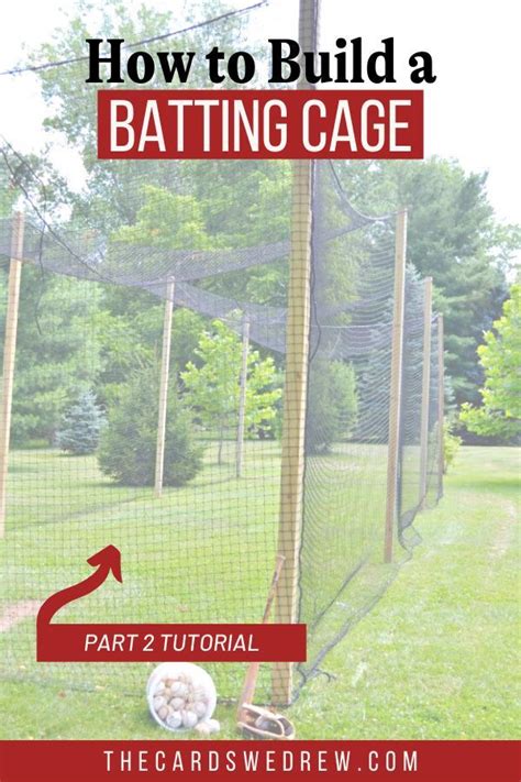 How to build a batting cage part two – Artofit