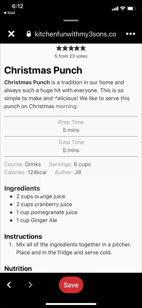 Pomegranate Juice, Cranberry Juice, Christmas Punch, Serving Drinks, Ginger Ale, Christmas ...