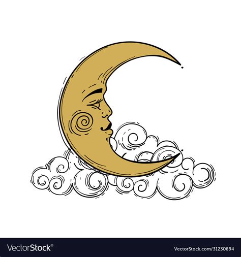 Cresent Moon Drawing : How to draw a crescent moon for beginners ...