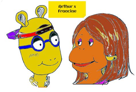 Arthur x Francine. Drawn by by arthurxfrancine on DeviantArt