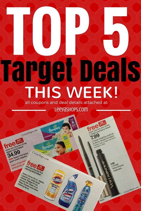 Top 5 Target Coupon Deals This Week! 8/23/2015-8/29/2015 - LeeyaShops ...