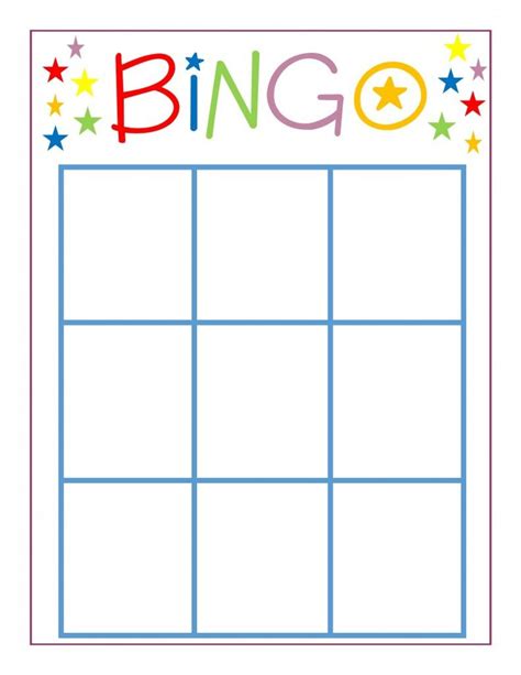 Free Printable Blank Bingo Cards Template 4 X 4 | Midden - Printable ...