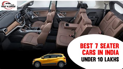 Best 7 Seater Cars Under 10 Lakhs in India - 2021 | Test N Drive