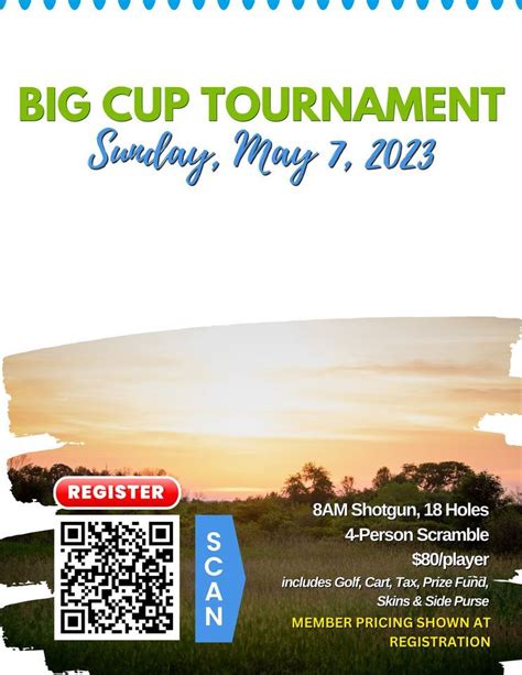 Big Cup Tournament, Muskego Lakes Country Club, May 7 2023 | AllEvents.in