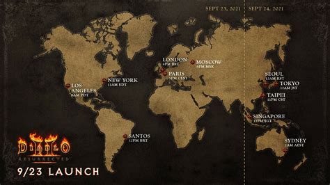 Diablo 2: Resurrected--Release Time By Region - GameSpot