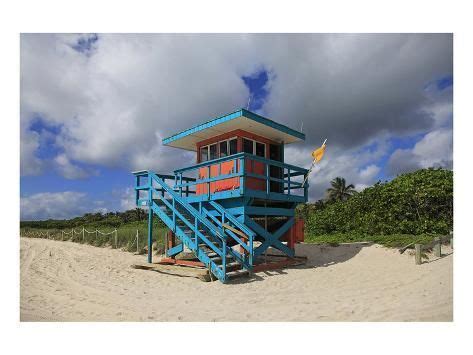 'Miami Lifeguard Station' Art Print | Art.com | Scenic, Coastal landscape, Scenic art