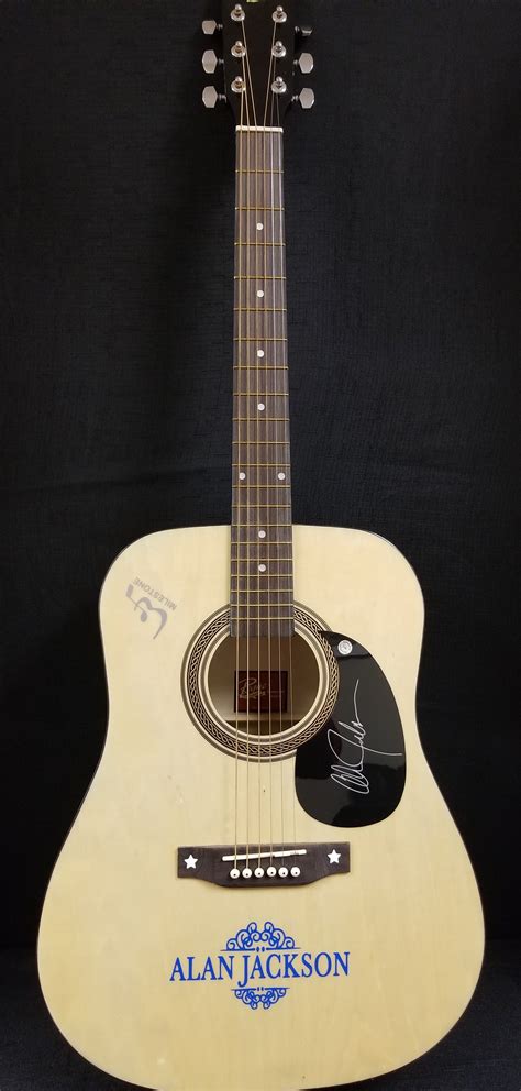 Alan Jackson Autographed & Certified Guitar