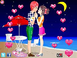 Kissing Couple Dressup Game - ArcadeGames.com - Play free arcade games.