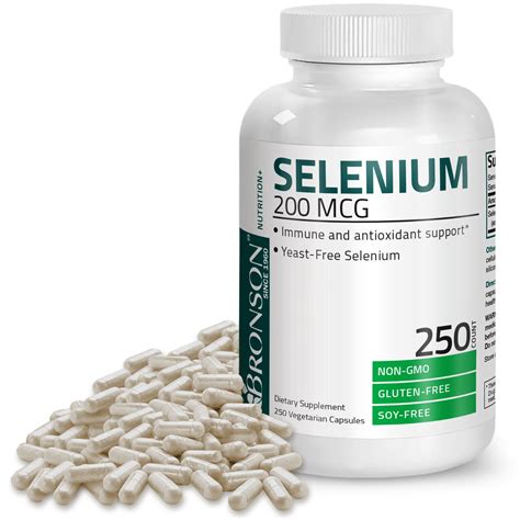 Selenium 200 Mcg for Immune Support, Thyroid, Prostate & Heart Health - Selenium Amino Acid ...