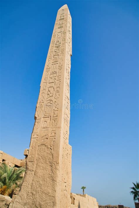 Obelisks of Hatshepsut in Karnak Temple Stock Image - Image of travel ...