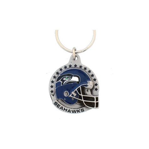 Seattle Seahawks Pewter Keychain - Sunset Key Chains