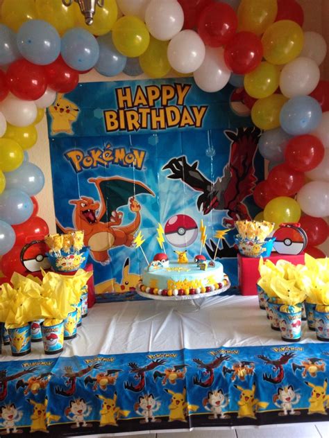 Pokemon party decoration | Pokemon party decorations, Pokemon party ...