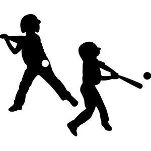 Silhouette Design Store: little boy baseball Boy Silhouette, Fairy ...