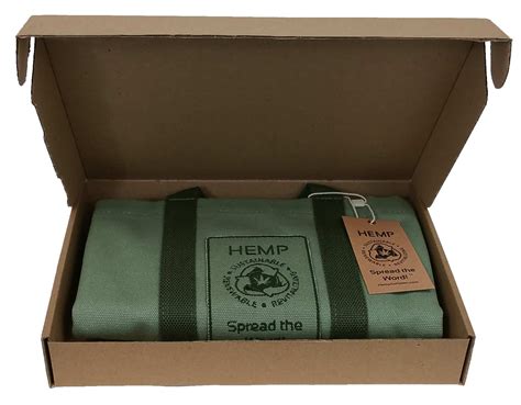 100% Hemp Canvas Heavy Duty Reusable Shopping Tote Bag