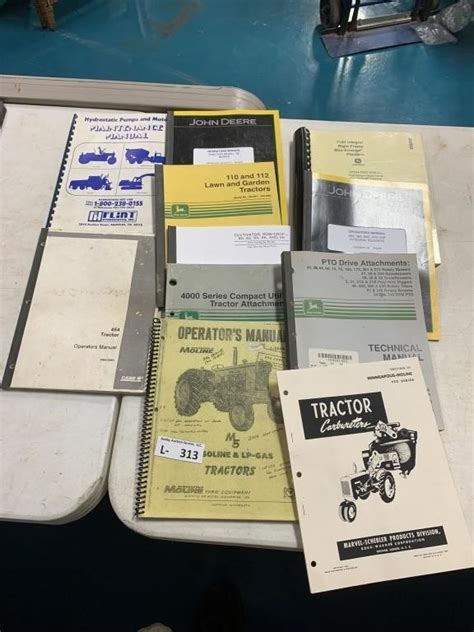 Tractor Manuals, John Deere, etc | Live and Online Auctions on HiBid.com