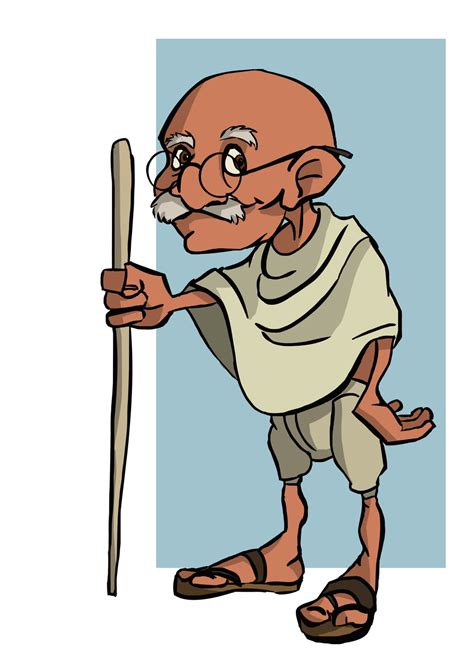 Gandhi (Not my drawing) - Ghandi Photo (41364950) - Fanpop