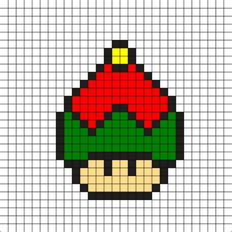 Elf_hat_mushroom_3 by Tashar_h on Kandi Patterns | Motifs perler, Perles à tisser, Schémas de ...