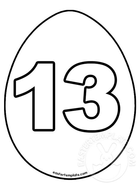13 Easter egg - Easter Template