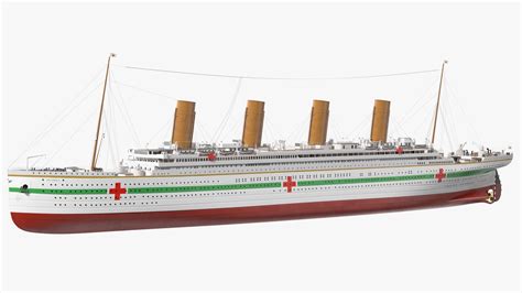 HMHS Britannic 3D Model $199 - .3ds .blend .c4d .fbx .max .ma .lxo .obj - Free3D