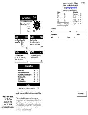 Lifetouch Sports - Fill and Sign Printable Template Online