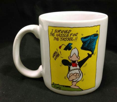 Bloom County Opus N Bill 1994 Coffee Mug Tea Graduation Penguin Hassel ...