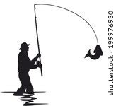 Angler Silhouette Free Stock Photo - Public Domain Pictures