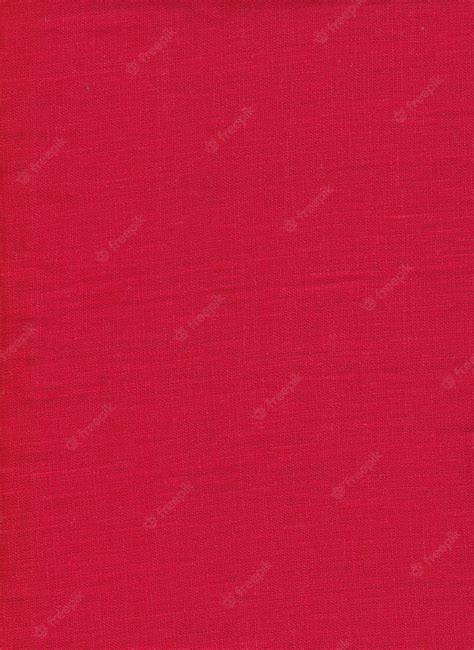 Premium Photo | Red linen fabric texture