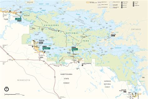 Voyageurs National Park Map 2005 04 • Mapsof.net