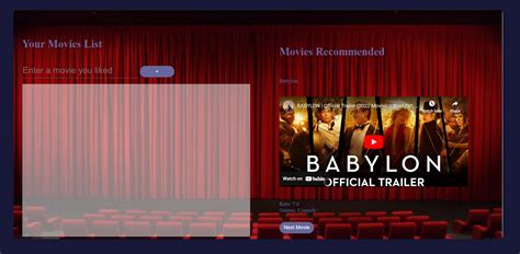 GitHub - AndrewidRizk/Movie-Recommender: A movie recommender website that uses IMDB and YouTube APIs