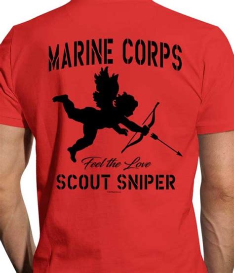 Scout Sniper 0317 Cupid Marine Corps Shirt