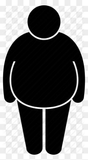 Obesity Clipart Black And White