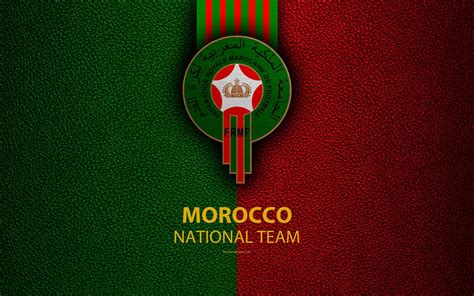 Morocco National Team Emblem Wallpaper